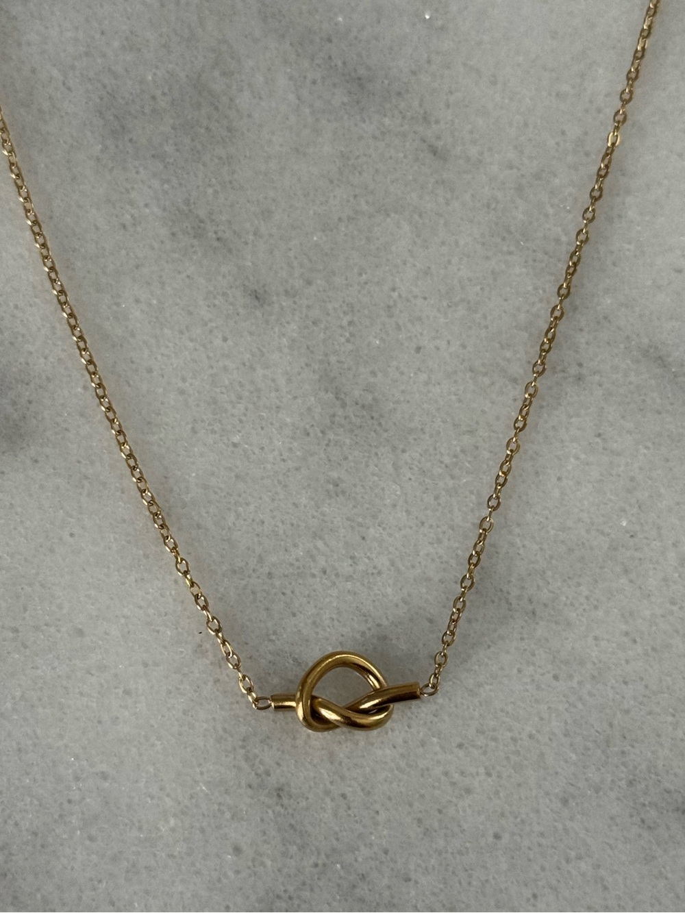 Gold Knot Forever Simple Necklace 

Brand New

Gold Plated Stainless Steel